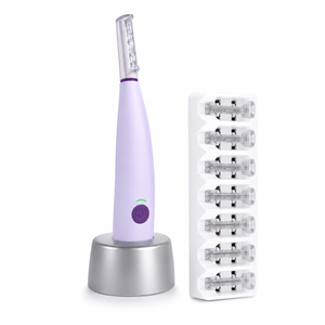 Dermaplaner rechargeable avec lumière LED intégrée